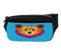 Geometric Head Poly Effect Bumbag