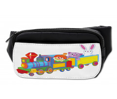 Clown Cat Bunny Train Bumbag