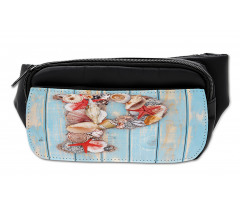 Ocean Elements Letter Bumbag