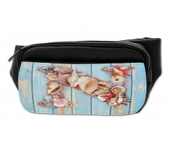 Ocean Seashells ABC Bumbag