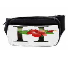 Hibiscus Green Leaves Bumbag