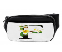 Frangipani Green Theme Bumbag