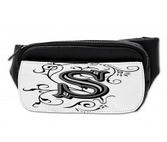 Monochrome Uppercase S Bumbag