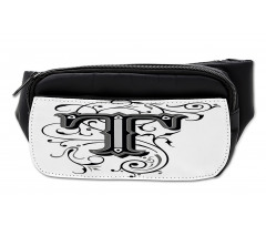 Symmetrical Monochrome Bumbag