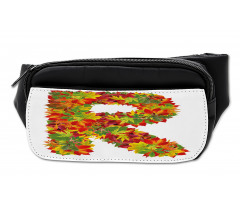 Floral R Maple Leaves Bumbag