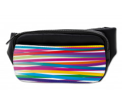 Vibrant Ribbon Design Bumbag