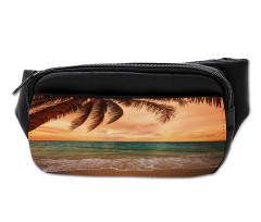 Exotic Seascape with Palm Bumbag