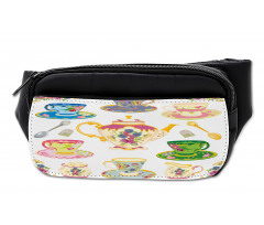 Vivid Teacups Sweets Bumbag