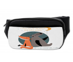 Bear and Fox in Love Bumbag