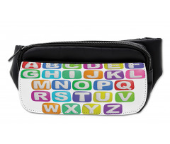 Colorful Alphabet Set Bumbag