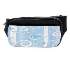 Snowflakes Butterfly Bumbag