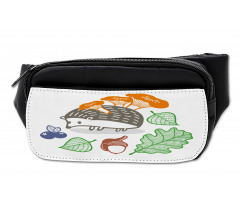 Colorful Animal Food Bumbag