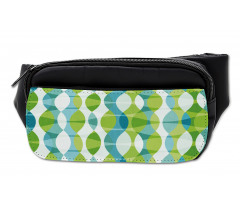 Geometric Oval Shapes Bumbag