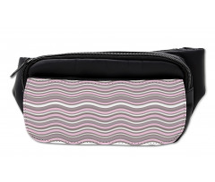 Wavy Stripes Nautical Bumbag