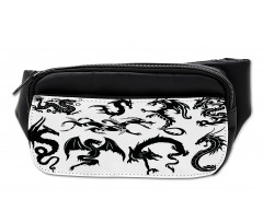 Oriental Monochrome Bumbag