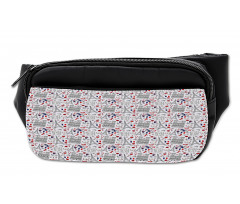 French Travel Pattern Bumbag