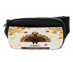 Fall Season Animal Leaf Bumbag