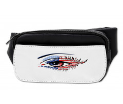 USA Flag Female Eye Bumbag