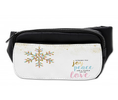 Christmas Snowflake Love Bumbag