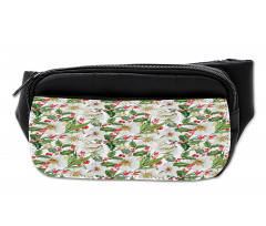 Poinsettia Pattern Bumbag