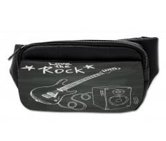 Love Rock Music Sketch Bumbag