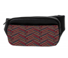 Herringbone Lines Bumbag