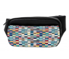 Ornate Patchwork Motif Bumbag