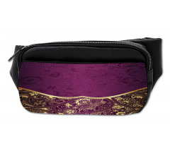 Oriental Floral Swirls Bumbag