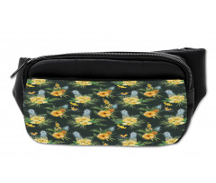 Tropic Flower Design Bumbag