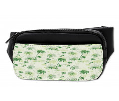 Sketch Style Palm Trees Bumbag