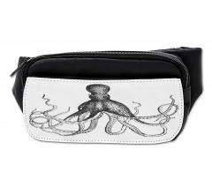 Aquatic Animal Sketch Bumbag