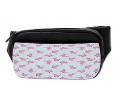 Romantic Pink Kittens Bumbag