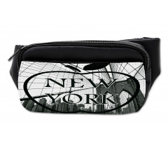 Cityscape Big Apple Motif Bumbag