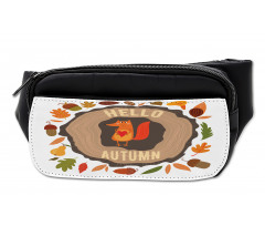 Autumn Theme Vintage Fox Bumbag