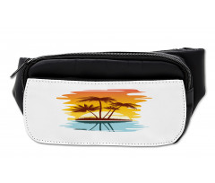 Exotic Palm Trees Sunset Bumbag