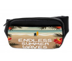 Colorful Hippie Beach Theme Bumbag