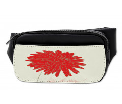 Retro Single Flower Bumbag