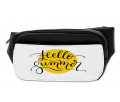 Letters on Yellow Bumbag