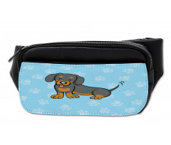 Happy Puppy Cartoon Bumbag