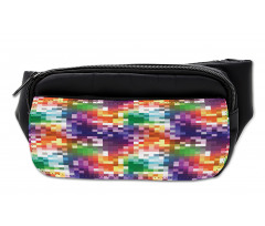 Rainbow Colored Square Bumbag