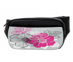 Abstract Bridal Peonies Bumbag