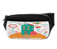 Birds Flowers Bumbag