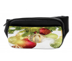 Baubles Motifs Yuletide Bumbag