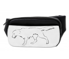 Thoroughbred Furry Bumbag