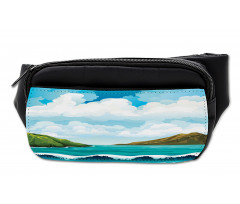 Waves Islands Blue Sky Bumbag