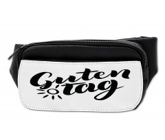 Hand Lettering Guten Tag Bumbag