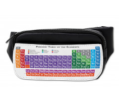 Periodic Table Elements Bumbag