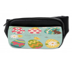 Flowers Zigzags Lines Bumbag