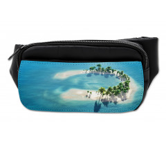 Atoll Palm Trees Ocean Bumbag