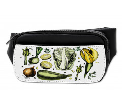 Vegan Diet Theme Bumbag